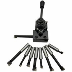 HAPPYSHOPPING 6pcs 250 Porte-outil A Changement Rapide De Type Cuniforme Avec Oscillation De Tour De 6-9 ",modele:Noir Noir -Tours et accessoires Soldes 35832912 5