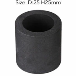 HAPPYSHOPPING Creuset En Graphite De Fusion De Haute Purete Pour Outils De Fusion De Metaux D'or Et D'argent A Haute Temperature,modele: 25-25mm 9 HAPPYSHOPPING Creuset En Graphite De Fusion De Haute Purete Pour Outils De Fusion De Metaux D'or Et D'argent A Haute Temperature,modele: 25-25mm -Tours et accessoires Soldes 35832957 5