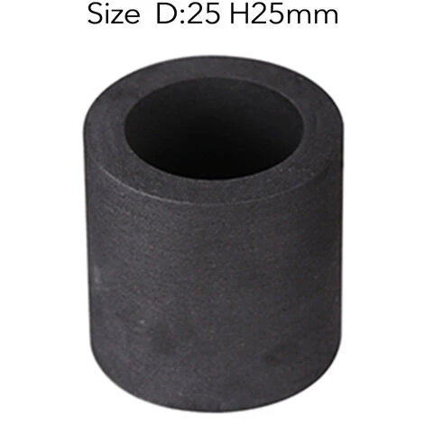 HAPPYSHOPPING Creuset En Graphite De Fusion De Haute Purete Pour Outils De Fusion De Metaux D'or Et D'argent A Haute Temperature,modele: 25-25mm 5 HAPPYSHOPPING Creuset En Graphite De Fusion De Haute Purete Pour Outils De Fusion De Metaux D'or Et D'argent A Haute Temperature,modele: 25-25mm – Image 5