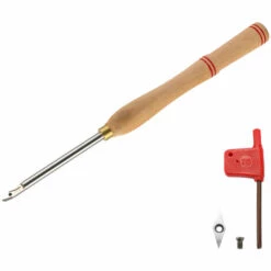 ASUPERMALL Alliage Acier Tour Tour Bois Tournage Tool Tool Cle Cle Cle Couper Outils Carre Shank Avec Poignee En Bois Outil De Travail Du Bois, Style E-35°R - Style E-35°R
