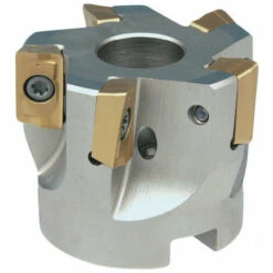 FP Fraise En Bout D. 40 Mm Nickelé Avec Refroidissement Intérieur Nombre De Lames 4