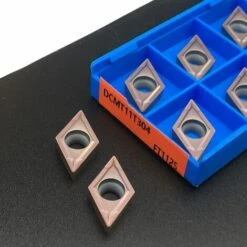 ECHOO 10 Pièces Outil De Tour CNC Outils De Tournage Inserts En Carbure Pour Le Traitement De L'acier Inoxydable,Dcmt11t304 Ft1125 -Tours et accessoires Soldes 41379481 5