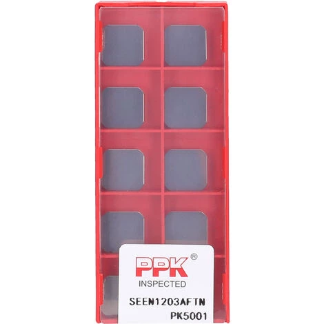 HAPPYSHOPPING 10PCS Outil De Fraisage Haute Durete Insert Accessoire Haute Efficacite Lames De Coupe Rapide Avec Boite De Rangement, Modele: Multicolore 2 - Modele: Multicolore 2 5 HAPPYSHOPPING 10PCS Outil De Fraisage Haute Durete Insert Accessoire Haute Efficacite Lames De Coupe Rapide Avec Boite De Rangement, Modele: Multicolore 2 - Modele: Multicolore 2 – Image 5