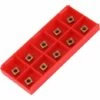 BEARSU Coffret De 10pcs Lames Inserts Rotatifs CNC Cutters En Carbure CCMT060204-HM YBC251 Outil Tournage Filtage Pour Acier Pour Tours, Fraiseuses