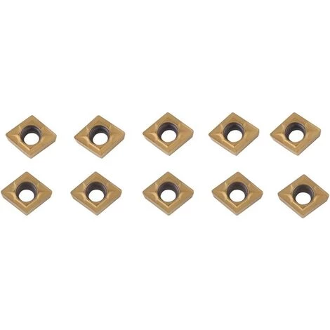 BEARSU Coffret De 10pcs Lames Inserts Rotatifs CNC Cutters En Carbure CCMT060204-HM YBC251 Outil Tournage Filtage Pour Acier Pour Tours, Fraiseuses 3 BEARSU Coffret De 10pcs Lames Inserts Rotatifs CNC Cutters En Carbure CCMT060204-HM YBC251 Outil Tournage Filtage Pour Acier Pour Tours, Fraiseuses – Image 3