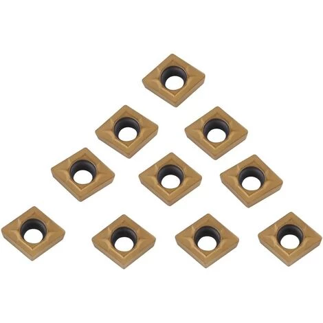 BEARSU Coffret De 10pcs Lames Inserts Rotatifs CNC Cutters En Carbure CCMT060204-HM YBC251 Outil Tournage Filtage Pour Acier Pour Tours, Fraiseuses 4 BEARSU Coffret De 10pcs Lames Inserts Rotatifs CNC Cutters En Carbure CCMT060204-HM YBC251 Outil Tournage Filtage Pour Acier Pour Tours, Fraiseuses – Image 4