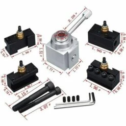 BRIDAY Outil De Tournage Changement Rapide Porte-outil De Tour En Acier Pour Tours, Perceuses 7 BRIDAY Outil De Tournage Changement Rapide Porte-outil De Tour En Acier Pour Tours, Perceuses -Tours et accessoires Soldes 44182826 3