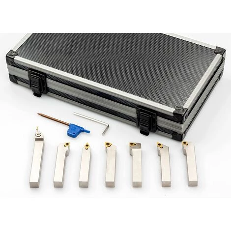 Jeu De 7 Outils à Plaquette Carbure 20 X 20 Mm MW-Tech DBS0720 1 Jeu De 7 Outils à Plaquette Carbure 20 X 20 Mm MW-Tech DBS0720