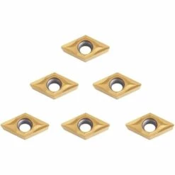 Lames Inserts Rotatifs CNC Cutters Forme Losange En Carbure DCMT070204 US735 Outil Tournage Filtage，Irisfr（10pcs）
