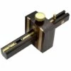 Trusquin à Mortaise De ébène, Tête Réglable Mètre, Marqueur Menuiserie, Coulissante Raclette Mark Avec Laiton Type De Vis,Irisfr(1pcs）