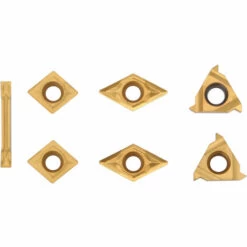 SUPERSELLER 7 Pièces 10mm Tige Tour Porte-outil De Tournage Barre D'alésage Avec Inserts En Carbure, Multicolore -Tours et accessoires Soldes 48736507 3