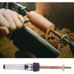 ECHOO Mandrin De Tournage, Stylo En Acier Mandrin De Tournage Outils De Tournage Pièces De Tour Accessoire Mécanique Pour Le Travail Du Bois(Taper Shank) -Tours et accessoires Soldes 48883437 5