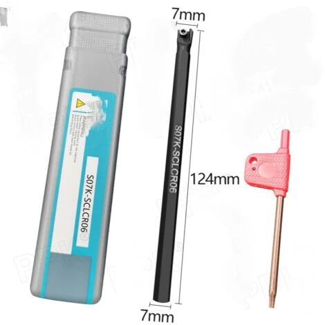 ZHUOXUAN Tour D'alésage Porte-outil De Tournage Carbure Avec Clé à Insérer 5 Pièces 2 ZHUOXUAN Tour D'alésage Porte-outil De Tournage Carbure Avec Clé à Insérer 5 Pièces – Image 2