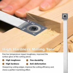 HAPPYSHOPPING Jeu De Lames De Fraise Fraise En Métal Haute Dureté, Lame Pour Tour CNC Accessoires 6pcs Fraiseuse + 6 Vis + Clé T15 13pcs - Lame Pour Tour CNC Accessoires 6pcs Fraiseuse + 6 Vis + Clé T15 13pcs -Tours et accessoires Soldes 53632548 3