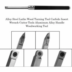 LIFCAUSAL Tour En Acier Allié Outil De Tournage Du Bois Carbure Insert Clé Outils De Coupe Poignée En Alliage D'aluminium Outil De Travail Du Bois, Avec Poignée -Tours et accessoires Soldes 53643055 4
