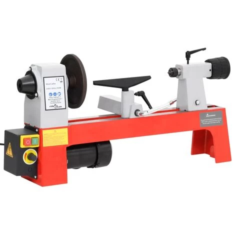 VidaXL Tour à Bois à Vitesse Variable 305 Mm 250 W 1 VidaXL Tour à Bois à Vitesse Variable 305 Mm 250 W