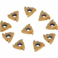 VERSAILLESFR Coffret De 10pcs 3/8" 16ER AG60 Lame Inserts Rotatifs CNC Cutters En Carbure Outil Tournage De Metal Filtage Pour Tours, Fraiseuses,Versailles -Tours et accessoires Soldes 55634927 4