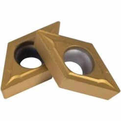 BARES Coffret De 10pcs Lames Inserts Rotatifs Forme Losange CNC Cutters En Carbure DCMT11T304-HM YBC251 Outil Tournage Filtage Pour Finition D'Acier Pour Tours, Fraiseuses