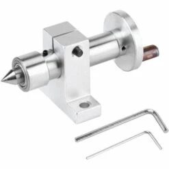 TRIOMPHE Centre De Rotation Accessoire Pour Machine De Tour Mini Roulement à Billes Avec 2 Clés Travail Bois Menuiserie -T-Audace