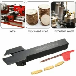 TRIOMPHE MGEHR 1212-2 Outil De Tournage En Métal Dur Et 1 Clé Anglaise Pour Le Travail Du Métal Turning Outil Pour Tour CNC Ou Tourne Semi-automatique Ou Automatique -T-Audace -Tours et accessoires Soldes 56067764 4