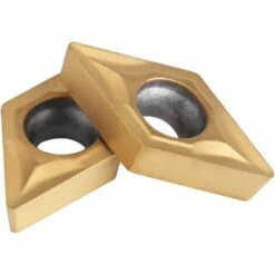 FLYME Lot De 10 Inserts Rotatifs En Forme De Diamant Outils En Carbure CNC Outils De Filetage En Acier Pour Tours, Moulins