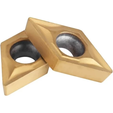 FLYME Lot De 10 Inserts Rotatifs En Forme De Diamant Outils En Carbure CNC Outils De Filetage En Acier Pour Tours, Moulins 1 FLYME Lot De 10 Inserts Rotatifs En Forme De Diamant Outils En Carbure CNC Outils De Filetage En Acier Pour Tours, Moulins