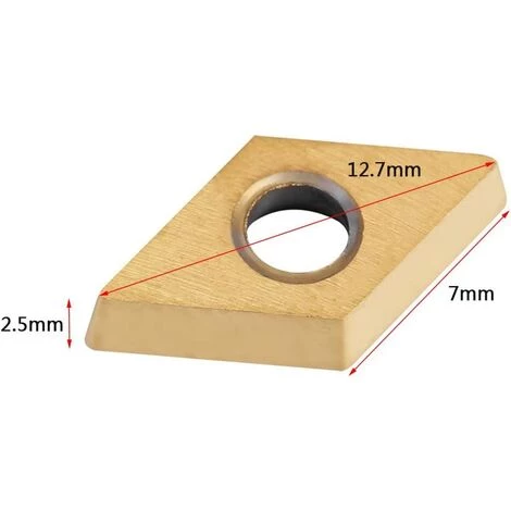 FLYME Lot De 10 Inserts Rotatifs En Forme De Diamant Outils En Carbure CNC Outils De Filetage En Acier Pour Tours, Moulins 2 FLYME Lot De 10 Inserts Rotatifs En Forme De Diamant Outils En Carbure CNC Outils De Filetage En Acier Pour Tours, Moulins – Image 2