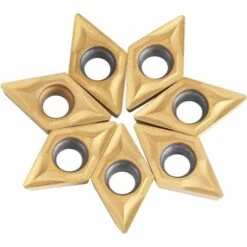 FLYME Lot De 10 Inserts Rotatifs En Forme De Diamant Outils En Carbure CNC Outils De Filetage En Acier Pour Tours, Moulins 7 FLYME Lot De 10 Inserts Rotatifs En Forme De Diamant Outils En Carbure CNC Outils De Filetage En Acier Pour Tours, Moulins -Tours et accessoires Soldes 56741613 4