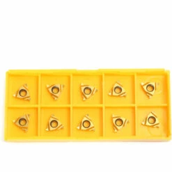 ASUPERMALL 10 PCS 11ER A60 11ER 14 A60 Carbure Inserts CNC Tour De Coupe Outil De Tournage Fraise 9 X 3mm Inserts De Filetage Externe Avec Boîte En Plastique