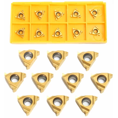 ASUPERMALL 10 PCS 11ER A60 11ER 14 A60 Carbure Inserts CNC Tour De Coupe Outil De Tournage Fraise 9 X 3mm Inserts De Filetage Externe Avec Boîte En Plastique 4 ASUPERMALL 10 PCS 11ER A60 11ER 14 A60 Carbure Inserts CNC Tour De Coupe Outil De Tournage Fraise 9 X 3mm Inserts De Filetage Externe Avec Boîte En Plastique – Image 4