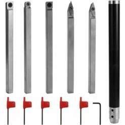 WENH Porte-Outil De Tournage Weytoll Acier Allié Tour En Bois Outil De Tournage Carbure Insert Clé Outils De Coupe De La Poignée En Alliage D'aluminium Outil De Travail Du Bois