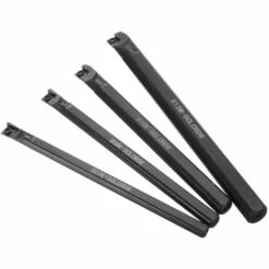 ASUPERMALL Kit D'outils De Tournage Pour Tour à Métaux 4 PCS S07K/ S08K/ S10K/ S12M-SCLCR06 Barres D'alésage 10 PCS CCMT060204 Inserts En Carbure 4 Clés Prune -Tours et accessoires Soldes 58337087 3