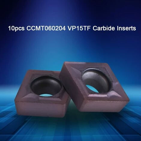 CHANCEY Coffret De 10pcs Lames Inserts Rotatifs CNC Cutters Forme Losange En Carbure CCMT060204 VP15TF Outil Tournage Filtage Pour Acier Pour Tours, Fraiseuses,SEMAket 2 CHANCEY Coffret De 10pcs Lames Inserts Rotatifs CNC Cutters Forme Losange En Carbure CCMT060204 VP15TF Outil Tournage Filtage Pour Acier Pour Tours, Fraiseuses,SEMAket – Image 2