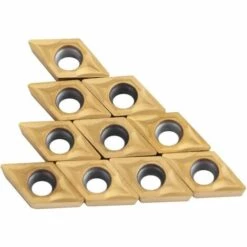 MINKUROW Coffret De 10pcs Lames Inserts Rotatifs CNC Cutters Forme Losange En Carbure DCMT070204 US735 DCMT51.51 Outil Tournage Filtage Pour Acier Pour Tours, Fraiseuses -Tours et accessoires Soldes 60014411 4