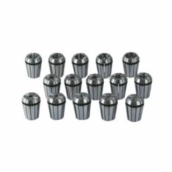 OPTIMUM 3441122 JEU DE PINCES POUR TOUR ER-32, 18 Pièces, 3-20 Mm.