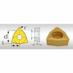 OPTIMUM 3441163 PLAQUETTES DE COUPE ISO T/60 TCMT110204 - 5 Unités