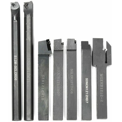 TOPHOMER 21Pcs Porte-Outil De Tournage, Tournage En Carbure Multifonctionnel Support Al¨¦soir Avec Inserts De Carbure, Pour Outil De Tour (10 MM) 2 TOPHOMER 21Pcs Porte-Outil De Tournage, Tournage En Carbure Multifonctionnel Support Al¨¦soir Avec Inserts De Carbure, Pour Outil De Tour (10 MM) – Image 2