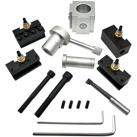 SUPERSELLER Mini Outil De Changement Rapide Tour Porte-outil Support De Coupeur De Poteau Kit De Vis Ensemble Barre D'alésage Tournant Face Support Clé 4 SUPERSELLER Mini Outil De Changement Rapide Tour Porte-outil Support De Coupeur De Poteau Kit De Vis Ensemble Barre D'alésage Tournant Face Support Clé – Image 4