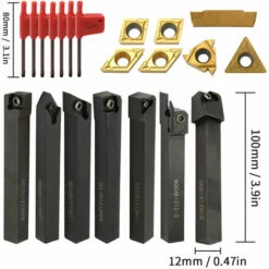 NAXUNNN La Barre D'Alesage De Support De Carbure Insere Avec Des Cles, 21Pcs -Tours et accessoires Soldes 63475365 4