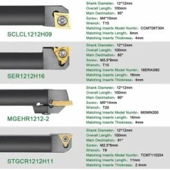 ROSIER Porte-Outil De Tournage Tournage En Carbure 21Pcs 12mm En Carbone Avec Clés Pour Outil De Tour——VEBTles 7 ROSIER Porte-Outil De Tournage Tournage En Carbure 21Pcs 12mm En Carbone Avec Clés Pour Outil De Tour——VEBTles -Tours et accessoires Soldes 63644183 3