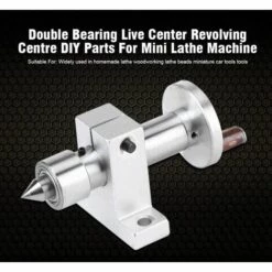 ROSIER Centre Tournant Pour Mini Machine De Tour Double Roulement Centre En Direct Réglable Centre Tournant Avec Clé Métal Ruban Bricolage Pièces Accessoires——VEBTles -Tours et accessoires Soldes 63645454 3