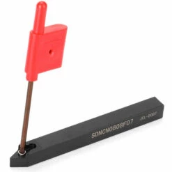 DECKON 8mm 7 Pieces Ensemble D'outils De Tournage Haute Durete Metal Fraise Tour CNC Porte-outil Avec Cle Avec Lame -Tours et accessoires Soldes 63951206 5