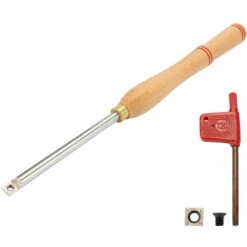 DECKON Tour A Bois Outil De Tournage En Carbure Avec Manche En Bois Lame Outil De Travail Du Bois,style C 15 Carre - Style C 15 Carre -Tours et accessoires Soldes 63951399 5