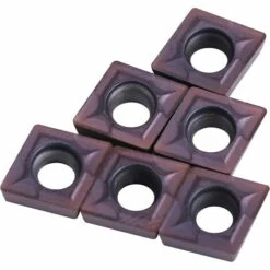 TINOR Inserts En Carbure, Lame D'inserts De Tournage En Carbure CNC 10 Pièces, Outil De Tournage De Tour, CCMT060204 VP15TF, Avec Boîte, Pour Le Traitement De L'acier Ordinaire Et De L'acier Inoxydable Ordi