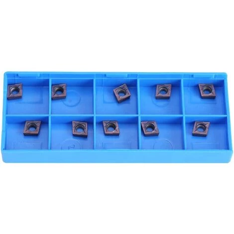 TINOR Inserts En Carbure, Lame D'inserts De Tournage En Carbure CNC 10 Pièces, Outil De Tournage De Tour, CCMT060204 VP15TF, Avec Boîte, Pour Le Traitement De L'acier Ordinaire Et De L'acier Inoxydable Ordi 5 TINOR Inserts En Carbure, Lame D'inserts De Tournage En Carbure CNC 10 Pièces, Outil De Tournage De Tour, CCMT060204 VP15TF, Avec Boîte, Pour Le Traitement De L'acier Ordinaire Et De L'acier Inoxydable Ordi – Image 5