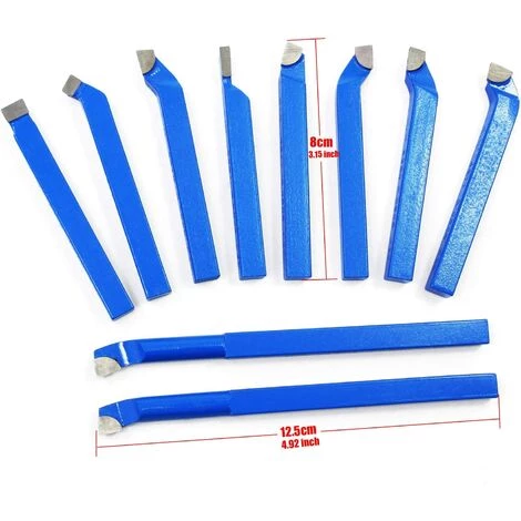 ARC-EN-CIéL Pointe De Carbure À Pointe De Coupe Outil De Soudage, De Tour Bits Tournant Fraisage De Coupe Pour Outils De Tour En Métal 11 PCS 8mm,Arcenciél 4 ARC-EN-CIéL Pointe De Carbure À Pointe De Coupe Outil De Soudage, De Tour Bits Tournant Fraisage De Coupe Pour Outils De Tour En Métal 11 PCS 8mm,Arcenciél – Image 4