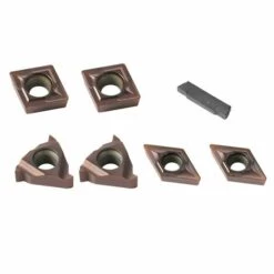 LIFCAUSAL Barre D'alésage Multifonctionnelle De Support D'insertions De Carbure Monobloc De 7 Pièces Pour Des Outils De Tournage De Tour