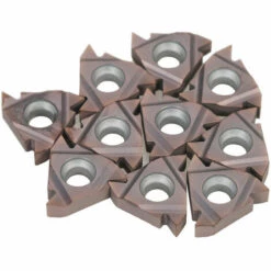 NAXUNNN 10Pcs Inserts En Carbure + Porte-Insert + Cle, Tour, Filetage, Ensemble D'Outils De Tournage -Tours et accessoires Soldes 64499223 3