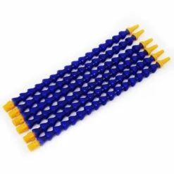 MEZHENG Lot De 6 Tuyaux Flexibles En Plastique Pour Liquide De Refroidissement, Eau Et Huile - Bleu Et Jaune