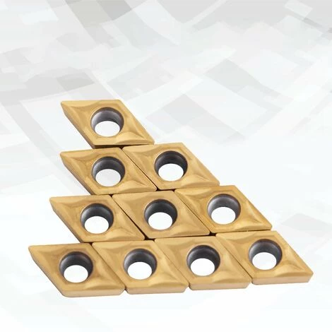 YD 10 Pièces Pointes En Carbure De CNC Insère L'outil De Tournage De Tour De Coupeur De Lame Avec La Bote 2 YD 10 Pièces Pointes En Carbure De CNC Insère L'outil De Tournage De Tour De Coupeur De Lame Avec La Bote – Image 2